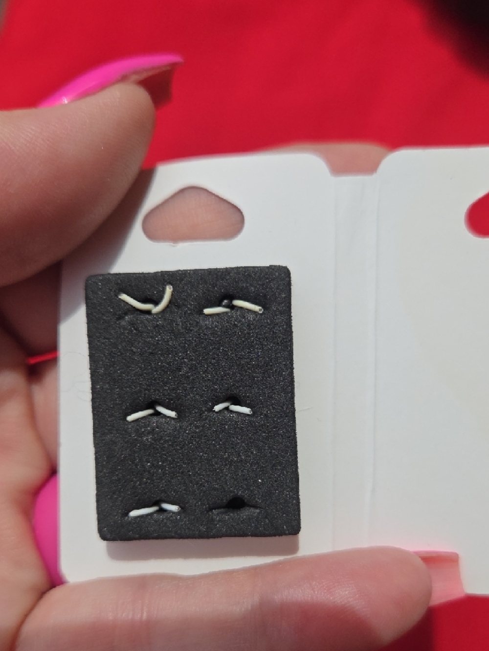 Silver Hoop Nose Rings - Picture 5 of 6